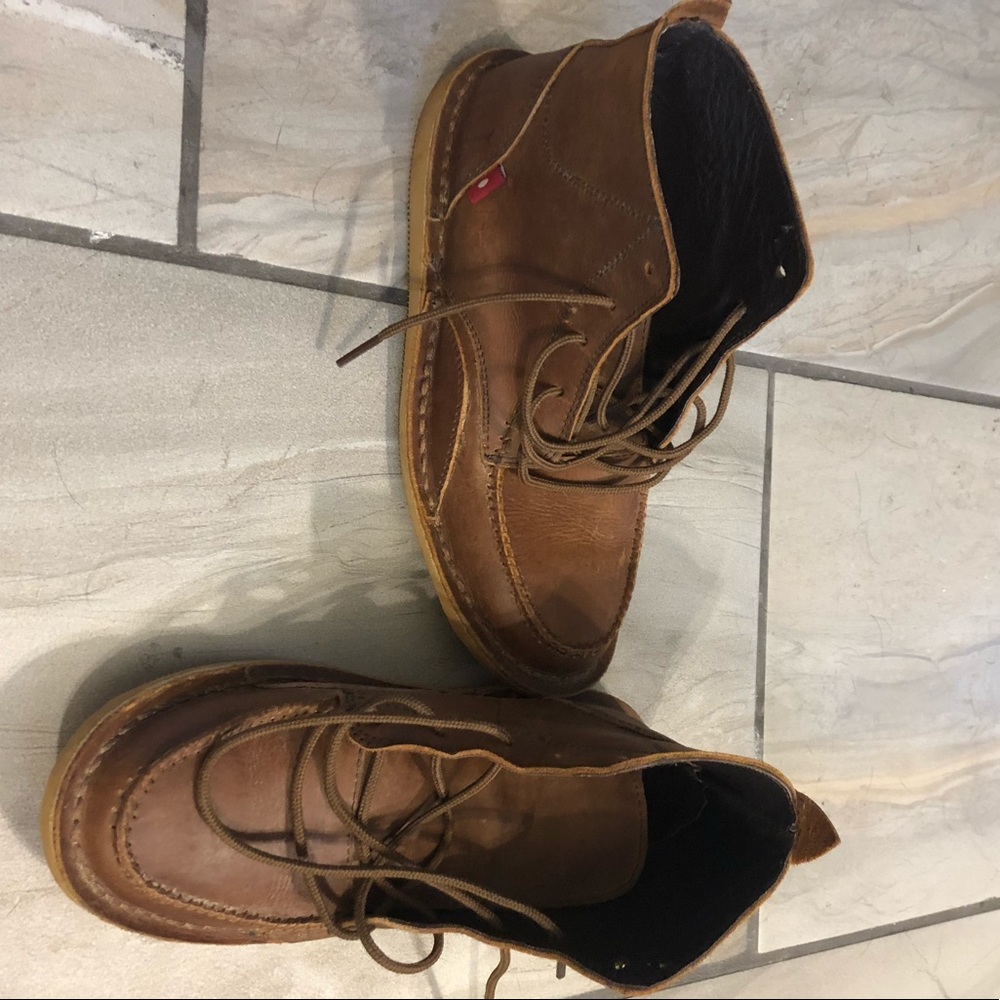 Oliberte handmade women’s brown boots worn once